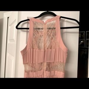 BCBGeneration blush long party dress